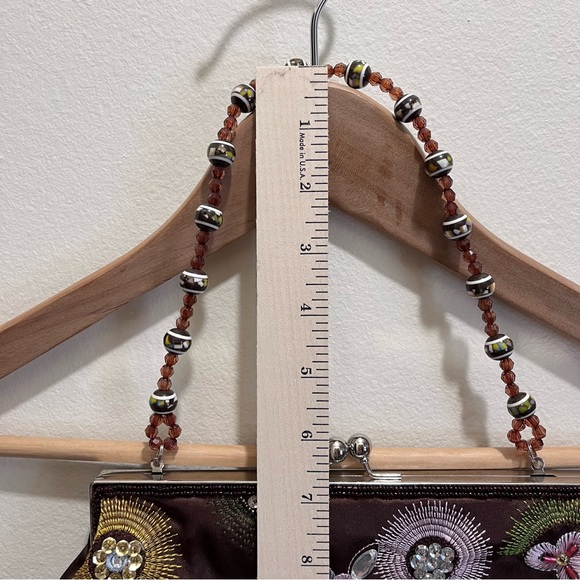 Chateau Vintage Sequin Brown Bag - Picture 10 of 10